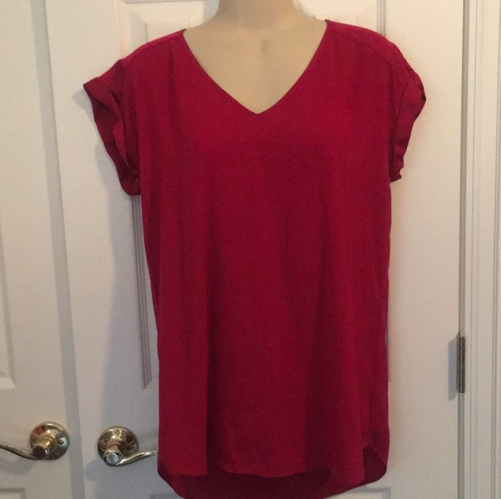 Express Dark Red Top